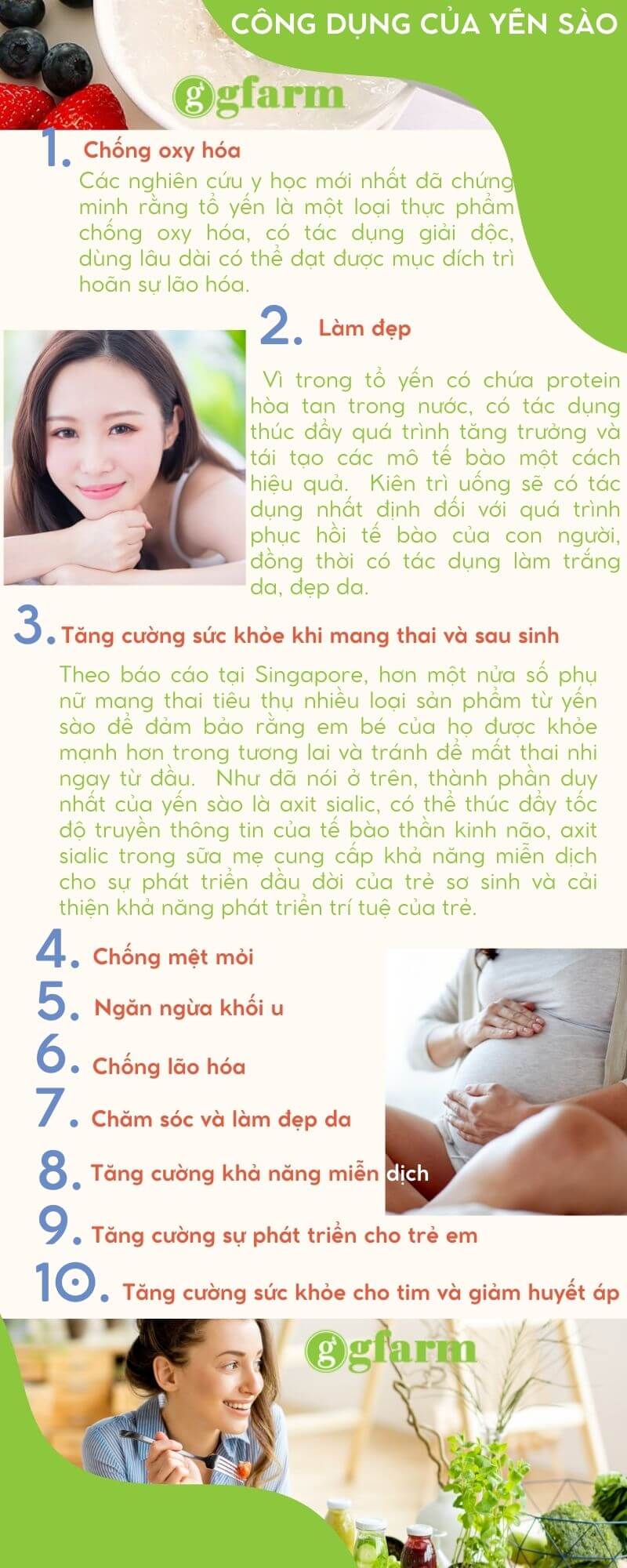 Công dụng của tổ yến